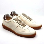Lorenzi sneaker beige leder 15832
